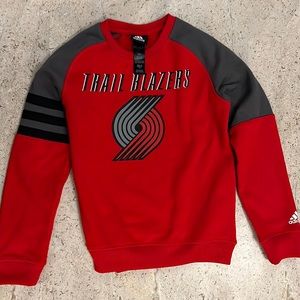 Adidas Portland Trail Blazers sweatshirt youth small (8)